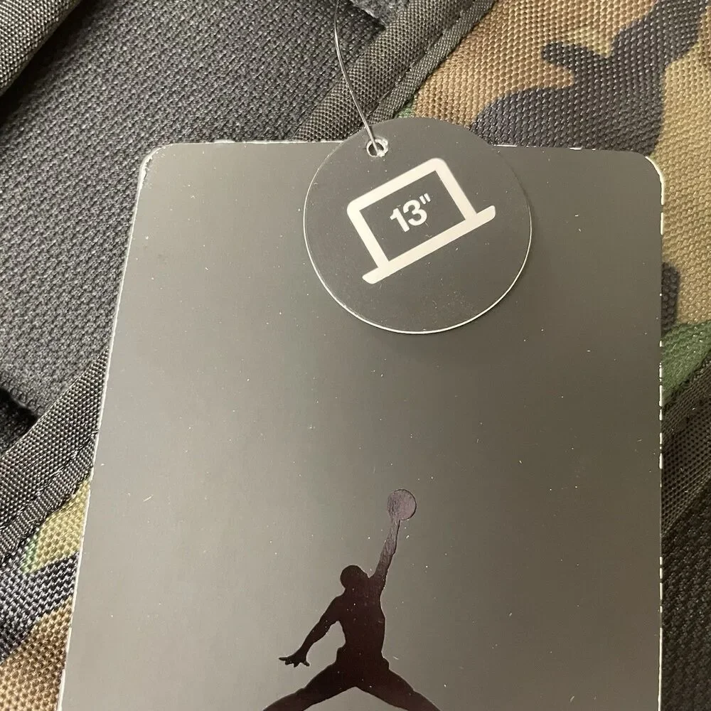 New NIKE AIR JORDAN Camo Jumpman Classic Backpack School Sports Bag 13” Laptop